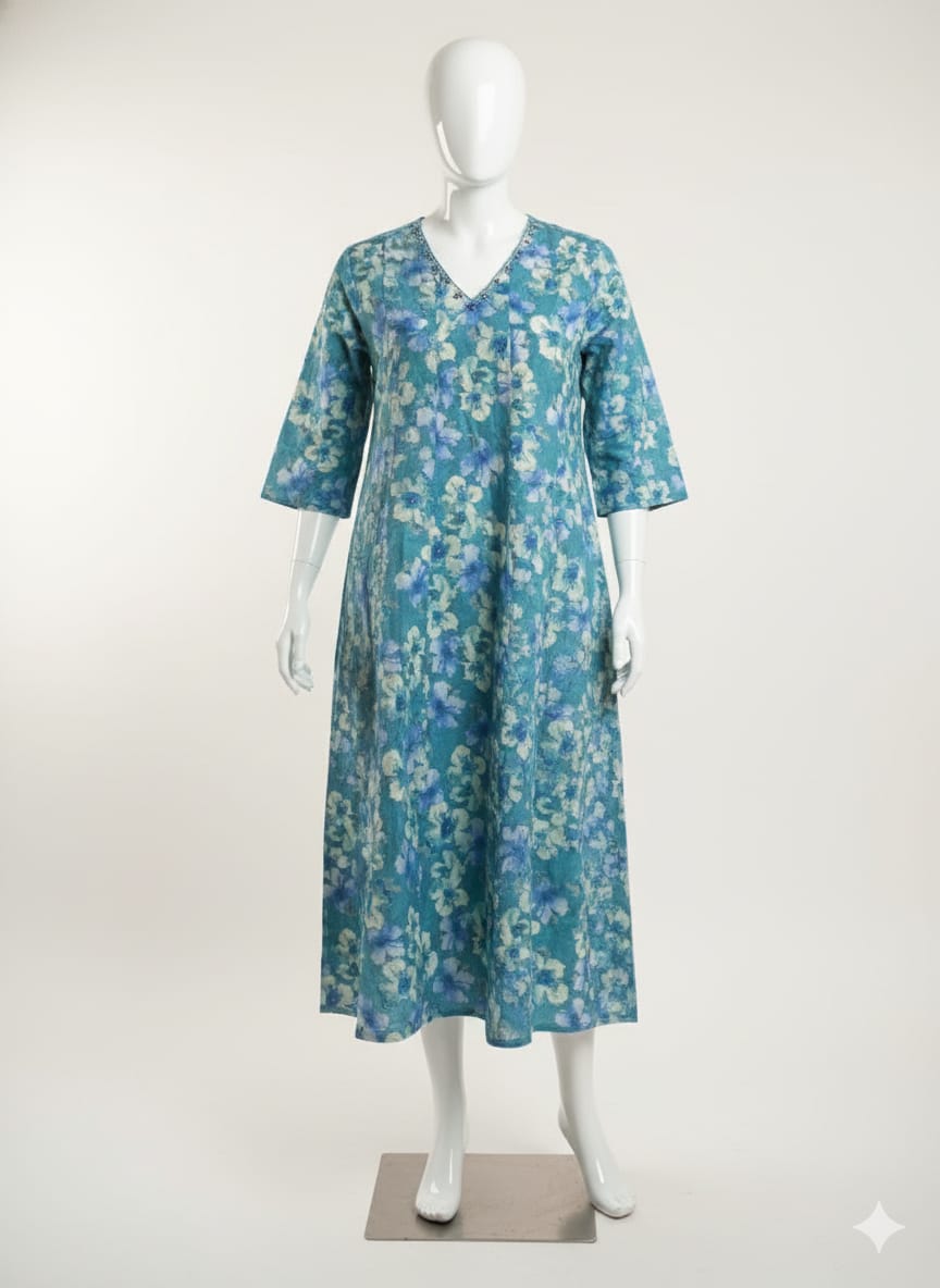 PLUS SIZE LONG GOWNS  Thumb 1