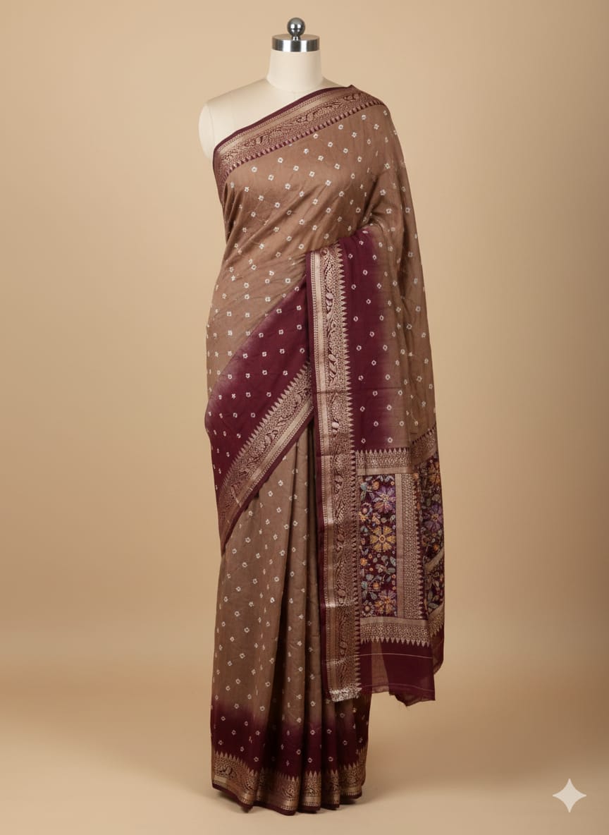 TISSUE SILK SAREES  Thumb 1