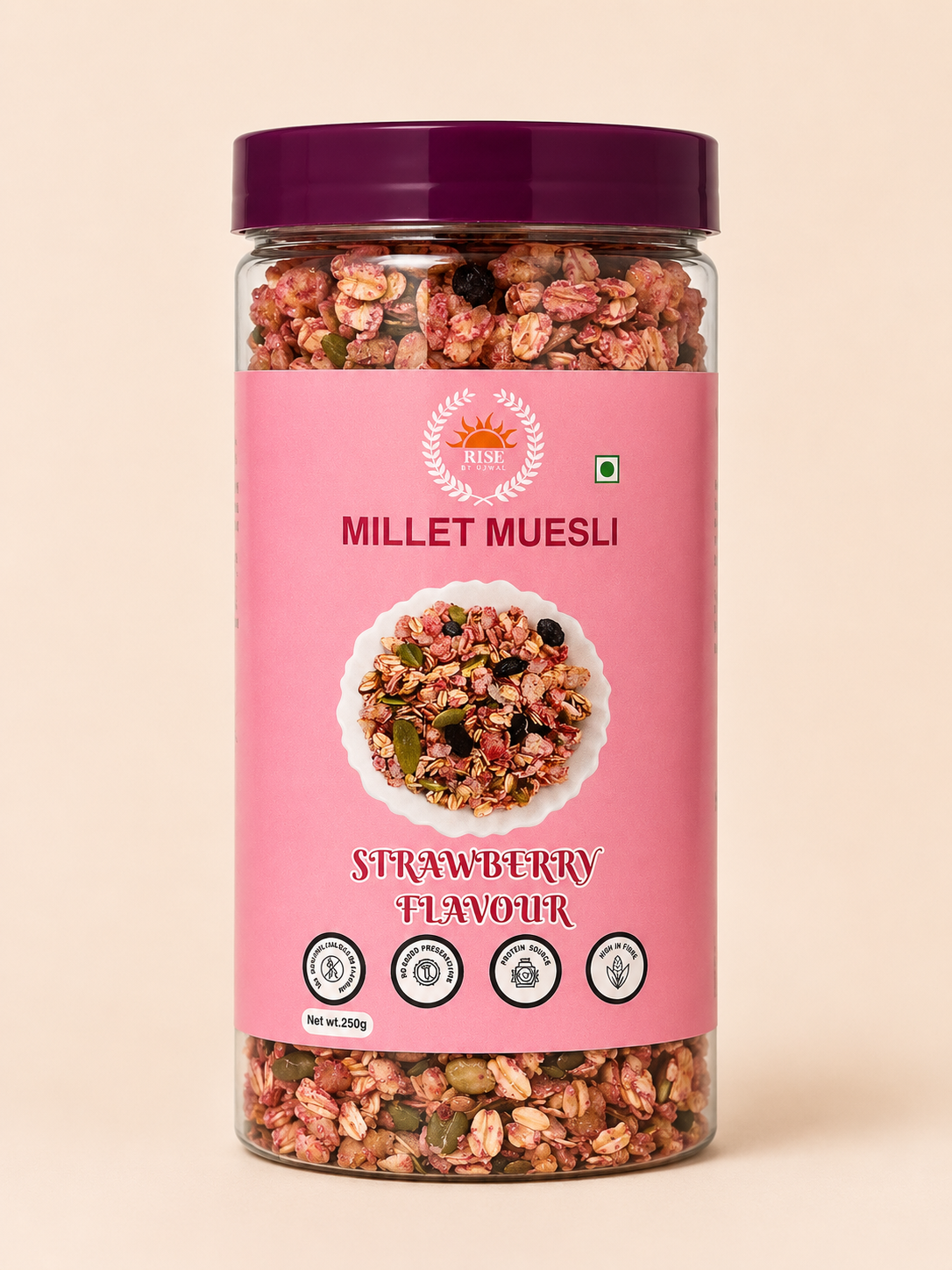 Millet Strawberry Muesli